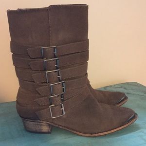 EUC Splendid Buckle Boots